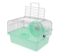 ARTSEWPLY Jaula De Viaje para Hámster Portátil y Compacta Incluye Recipiente para Agua y Accesorios Esenciales para Transporte De Mascotas Pequeñas