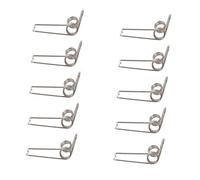 ARTSEWPLY Juego de 10 Resortes para Llave de Compuerta Watergate para Trompeta, Material de Hierro Resistente, Color Negro, Accesorios para Drenaje Compatibles Mayoría de Trompetas,