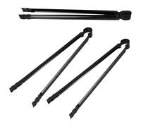 ARTSEWPLY Juego de Pinzas para Leña y Carbón 3 Piezas 28 CM Tenazas Antideslizantes de Metal Inoxidable para Barbacoa Fogata y Estufa Exterior Herramienta Multifuncional para Cocinar al