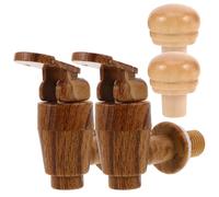 ARTSEWPLY Kit de 2 Unidades Grifo y Tapón para Barril de Vino Plástico Duradero Accesorios para Cubo Uso en Fiestas