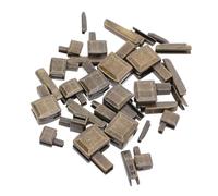 ARTSEWPLY Kit Reparación Cremalleras Metal 16 Piezas Tapones Tope Antideslizante para Chaquetas, Jeans y Equipaje, Accesorios Fijación Cremallera, Piezas Repuesto Costura y Reparación