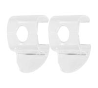 ARTSEWPLY Manija Abatible Transparente para Persianas Enrollables, 2 Piezas, Accesorios para Cortinas Ciegas, Clips para Cenefa, Herrajes Prácticos para Decoración del Hogar