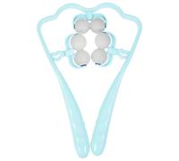 ARTSEWPLY Masajeador de Cuello Manual Portátil con Seis Bolas para Hombros y Espalda Alivio de Tensión y Rigidez Uso Doméstico Masajeador Cervical Eficaz y Compacto