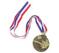 ARTSEWPLY Medalla de Premio de Competición Marcial Pequeña de Aleación de Zinc Placa Colgante para Eventos de Karate y Artes Marciales, Medalla Reutilizable para Honor Deportivo