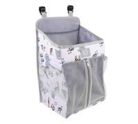 ARTSEWPLY Organizador De Pañales para Cunas con Temática Animales para Bebés, Colgante, Tela Suave Segura, Almacenamiento Multipocket para Guardería y Cambiador, Práctico y Portátil para Uso Diario