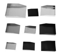 ARTSEWPLY Pala Clasificadora de Joyas de Acero Inoxidable 9 Piezas, Cuchara para Cuentas de Borde Plano, Herramienta para Recolectar Gemas, Gemas y Cuentas, Accesorios para Joyería