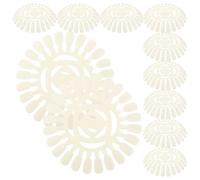 ARTSEWPLY Paleta de Manicura de 20 Piezas 24 Puntas en Forma de Flor Recipiente Plástico Resistente para Exhibir Muestrario de Colores de Esmalte Gel Rueda para Mezclar y Mostrar Uñas