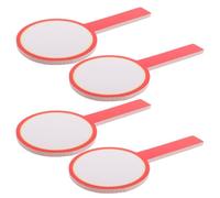 ARTSEWPLY Paletas de Votación de Borrado en Seco Portátiles Redondas 10X20 CM 4 Unidades Doble Cara para Uso en Competencias Deportivas y Actividades Varios Jueces