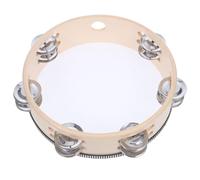 ARTSEWPLY Pandereta Infantil Redonda de Pandereta de Mano con Cascabeles Practicar el Ritmo Clases de Música y Actividades de Jardín de Infantes