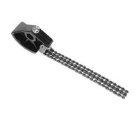 ARTSEWPLY Pedal de Bombo Negro con Doble Cadena, Accesorio para Batería Jazz y Eléctrica, Pieza de Repuesto Estable y Ajustable, Adecuado para Baterías de Rock y Pop, Pedal Doble Bombo