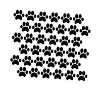 ARTSEWPLY Pegatinas de Pared de Huellas de Gato Negras de Pvc Removibles para Decoración Infantil en Salón y Dormitorio 49 Piezas Delicadas y Adorables