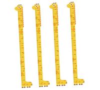 ARTSEWPLY Pegatinas De Pared Medidor De Altura Para Niños, 4 Piezas, Autoadhesivas, Diseño De Jirafa, Decoración Infantil Para Dormitorio y Habitación Infantil