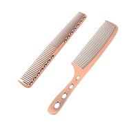 ARTSEWPLY Peines de Aluminio para Peluquería Peines de para Hombres y Mujeres Herramienta Desenredante de Salon Bronce