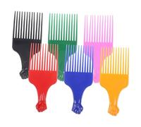 ARTSEWPLY Peines de Dedos Anchos de Plástico 6 Piezas Tamaño Compacto Herramienta Antiestática para Peinar Cabello Mujeres y Hombres Uso en Peluquería y Hogar