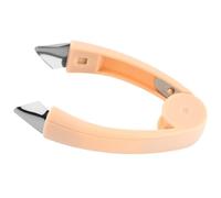 ARTSEWPLY Pelador de Piña Pequeño de Acero Inoxidable Herramienta de Cocina para Frutas y Verduras Descorazonador Mango Ergonómico Color Albaricoque Utensilio Práctico para Eliminar Ojos