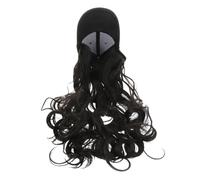 ARTSEWPLY Peluca Larga Ondulada con Gorra de Béisbol Cosplay para Mujer Cabello Natural Sintético Ajustable y Cómodo para Fiestas y Actuaciones