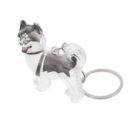 ARTSEWPLY Pet Hair Memorial Keychain Transparent Dog Hair Collector Bottle Stylish Keepsake Pendant Lightweight Travel Friendly Storage Box For