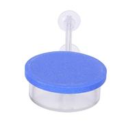 ARTSEWPLY Piedra de Aire para Acuario con Burbujas Finas y Ventosa Oxigenador para Tanques Plantados Mejora Circulación y Calidad del Agua Efecto Niebla Decorativo Azul Grande