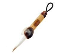 ARTSEWPLY Pincel de Caligrafía Tradicional Chino Portátil Mini Tamaño Mango Imitación Cuerno de Buey Pincel de Tinta para Artistas y Principiantes Adecuado para Pintura Dibujo y