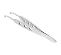 ARTSEWPLY Pinzas Inoxidable para Masaje de Párpados Herramienta de Cuidado Ocular Portátil para Hombres Punta Redonda para Eliminar Orzuelos Set de