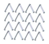 ARTSEWPLY Pinzas Rizadoras Para Volumen Raíz Del Cabello 16 Piezas Tamaño Grande Gris Autoadhesivas Para Mujer Cabello Corto y Flequillo Uso Diario Herramientas De Peinado