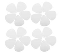 ARTSEWPLY Púas para Guitarra Acero Inoxidable 100 Piezas Tamaño Mediano Color Plateado Bordes Lisos para Música Rock y Jazz Accesorio Duradero para Músicos Principiantes y