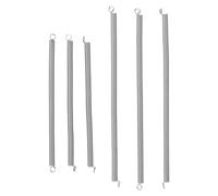 ARTSEWPLY Resortes de Extensión para Grapadora de Acero Inoxidable con Doble Gancho Tamaño 7 CM y 9 CM Pack de 6 Piezas para Oficina Manualidades y Reparación de Equipos