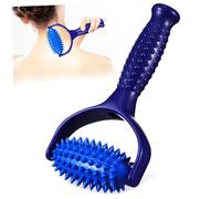 ARTSEWPLY Rodillo de Masaje Manual para Cuello y Espalda, Palo de Masaje Pequeño Ergonómico, Multifuncional para Relajación Muscular en Casa o Viaje, Herramienta Portátil para Bienestar y Fisioterapia