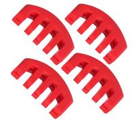 ARTSEWPLY Silenciador Para Violín De Goma Rojo, 4 Piezas, Silencioso Para Práctica, Tamaño Pequeño, Accesorio Para Partes De Violín, Adecuado Para Músicos y Escenario Doméstico