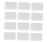 ARTSEWPLY Tapa para Toallitas Húmedas de Ñiño de Plástico Blanco Buen Sellado y Diseño Portátil para 30 Toallitas, Adecuado para Uso en Casa o Viaje