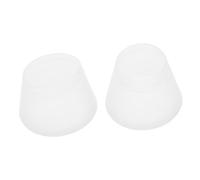 ARTSEWPLY Tapas de Repuesto Transparentes para Mango de Raqueta de Tenis 2 Piezas Material Elástico Resistente al Desgaste Ajuste Preciso para Estabilidad y Protección en Entrenamientos