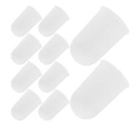 ARTSEWPLY Tapas Redondas de Plástico Resistentes al Calor para Lámparas de Alcohol y Queroseno 10 Unidades Accesorio Transparente para Aparatos Experimentales y Quemadores de Aceite