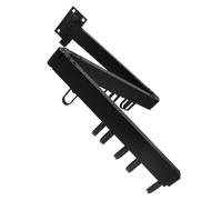 ARTSEWPLY Tendedero Retráctil de Pared Plegable de Aluminio Negro 18 Anillas Barra para Colgar Ropa Compacta Taladro Adecuado para Interiores y Exteriores en Espacios Pequeños