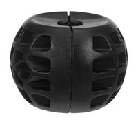 ARTSEWPLY Tope de bola para enrollador de manguera de jardín, goma negra, orificio de 8 mm, repuesto para uso doméstico y exterior, resistente al desgaste