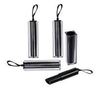 ARTSEWPLY Tubo Vacío de Lápiz Labial Negro Bisel, Plástico Rellenable para Almacenamiento de Crema Labial, Paquete de 4 Piezas para Uso Creativo y DIY