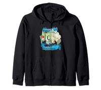 Artsy State of Washington Design, Noroeste Sudadera con Capucha