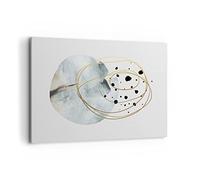 ARTTOR Cuadro Decorativo 100x70cm Moderno Horizontal Abstracto - 4782 | Tinciones Moderno Abstracción Cuadro sobre Lienzo Grande Arte mural Decoración del Hogar Salón Dormitorio Cuadros de Pared