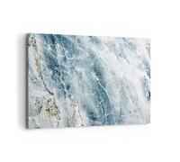 ARTTOR Cuadro Decorativo 100x70cm Moderno Horizontal Abstracto Arte - 4366 | Imitación Piedra Mármol Cuadro sobre Lienzo Grande Arte mural Decoración del Hogar Salón Dormitorio Oficina Cuadros de Pared