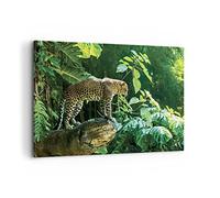 ARTTOR Cuadro Decorativo 100x70cm Moderno Horizontal África Bosque - 4502