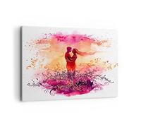 ARTTOR Cuadro Decorativo 100x70cm Moderno Horizontal Personas Arte - 3006