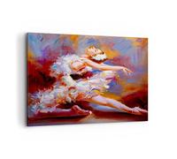 ARTTOR Cuadro Decorativo 100x70cm Moderno Horizontal Personas Música - 3463