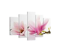 ARTTOR Cuadro Decorativo 150x100cm Moderno Tríptico Botánica Flores - 2641