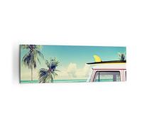 ARTTOR Cuadro Decorativo 160x50cm Moderno Panorámico Paisajes Marino - 2835