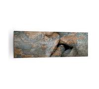 ARTTOR Cuadro Decorativo 160x50cm Moderno Panorámico Personas - 2279 | Mujer Hombre Beso Cuadro sobre Lienzo Grande Arte mural Decoración del Hogar Salón Dormitorio Cocina Oficina Cuadros de Pared