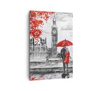 Lienzos decorativos 70x100cm Cuadro Sobre Lienzo Moderno Vertical Londres arquitectura ben grande Grande Dormitorio Cuadros Pared Imágenes Cuadros Decoracion Salon Wall Art Prints Decor PA70x100-3153