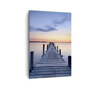 ARTTOR Cuadro Decorativo 70x100 cm Moderno Vertical Paisajes Marino - 2508