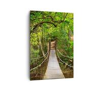 ARTTOR Cuadro Decorativo 70x100 cm Moderno Vertical Paisajes Puentes - 2678