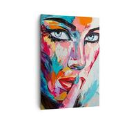 ARTTOR Cuadro Decorativo 70x100 cm Moderno Vertical Personas Moda - 3444