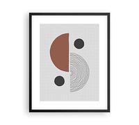 ARTTOR Cuadro Póster Marco Negro 40x50 cm Abstracto Arte - 4153 - P2B