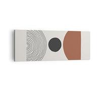 Lienzos decorativos Figuras Formas Geometría Cuadro Sobre Lienzo Moderno 140x50cm Cuadros Decoracion Salon Dormitorio Cocina Cuadros Pared Imágenes Grande XXL Wall Art Prints Decor AB140x50-4965